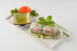 Rouleau de Printemps aux crevettes (2 pièces)